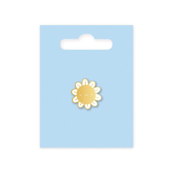 Daisy Enamel Pin
