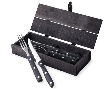 Gense - Old Farmer Classic Steak Cutlery 2 Set - Black (704797)