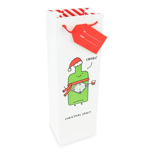 Christmas Spirit Bottle Bag