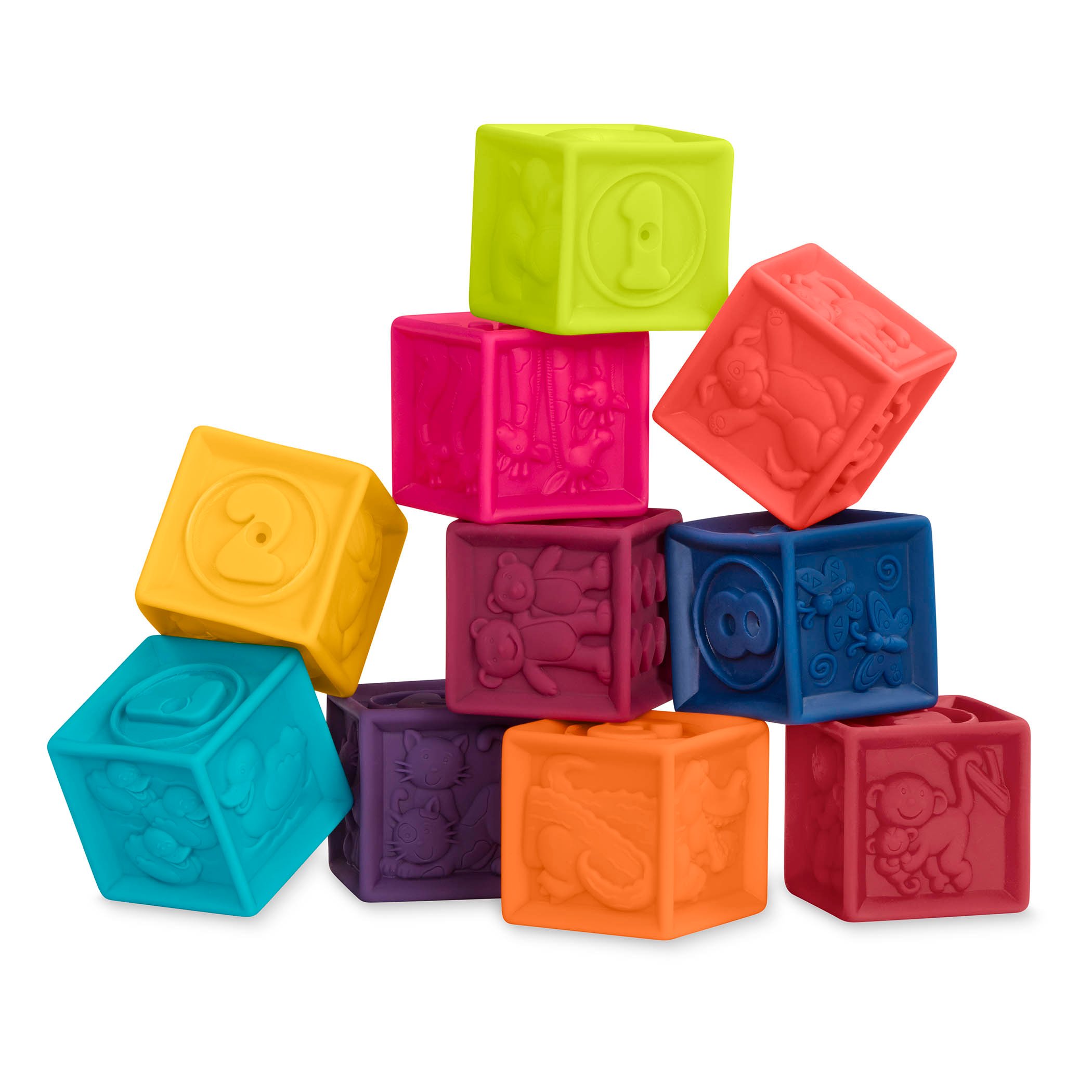 B. Toys - One Two Squeeze Soft Blocks (1002)