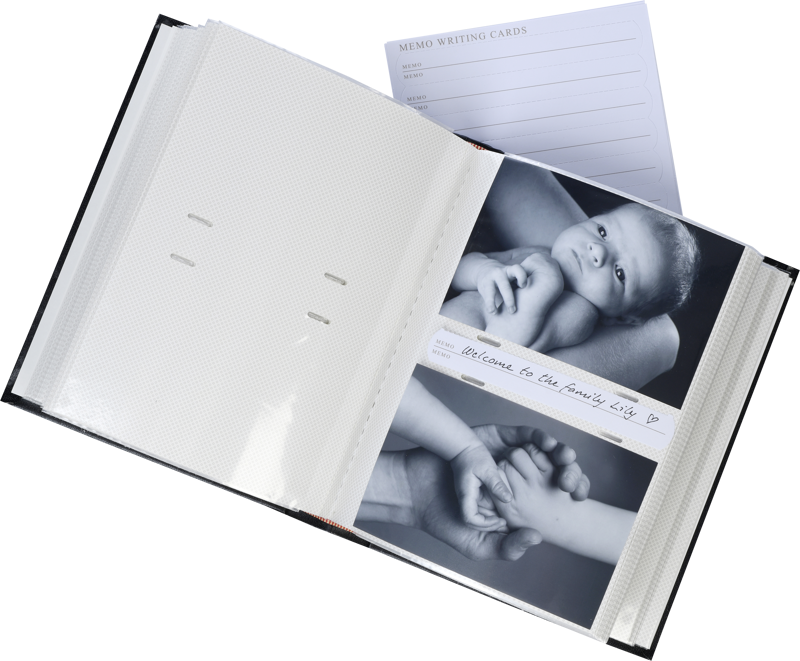 Focus - Exclusive Line 200 10x15 Photo Album - Black