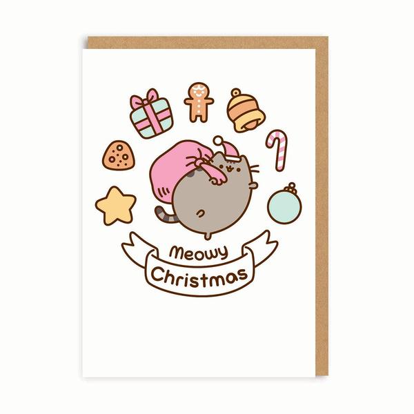 Meowy Christmas Treats Christmas Card