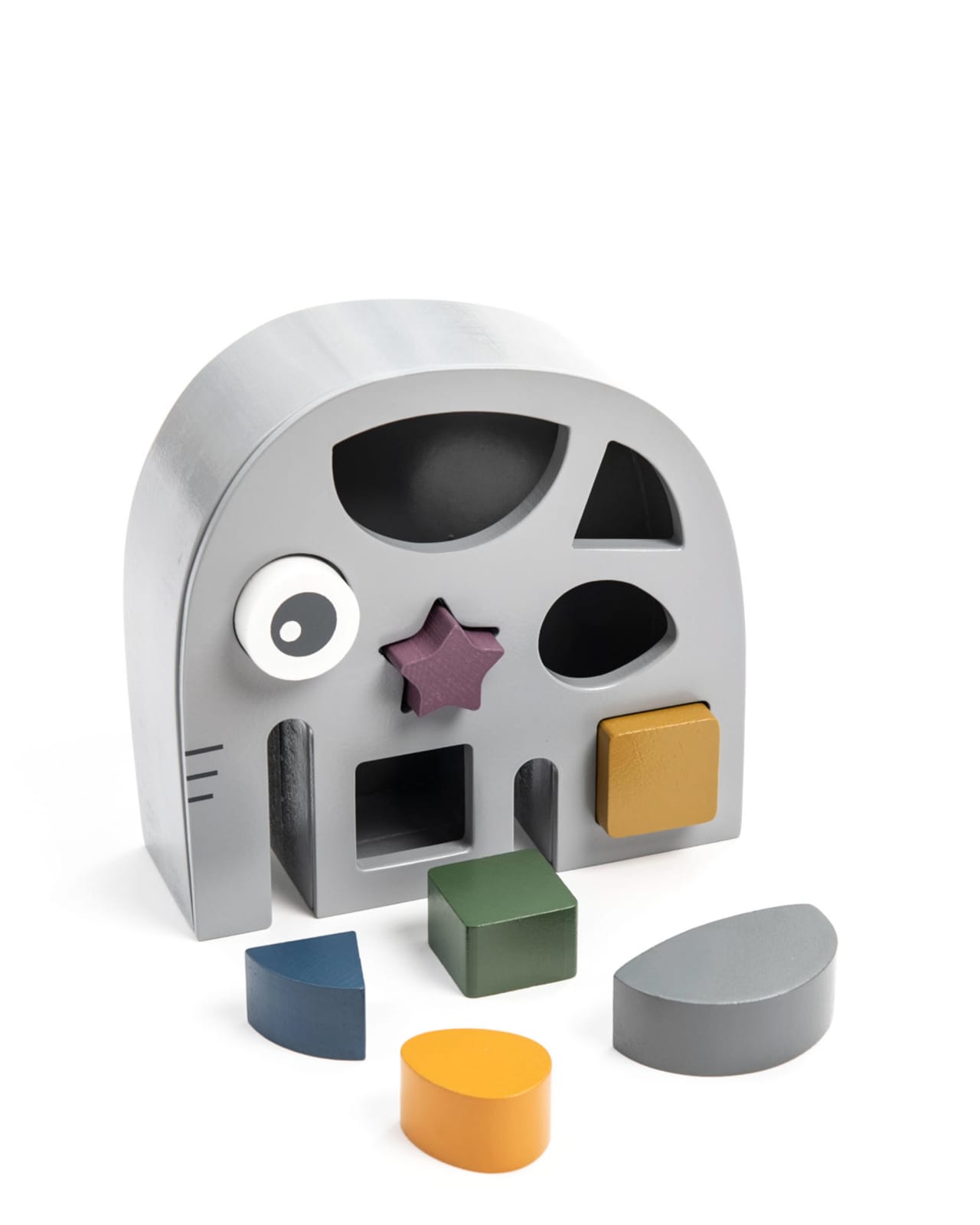 Smallstuff - Wooden elephant sorter