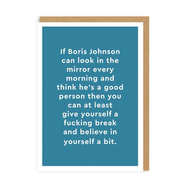 Boris Johnson Greeting Card