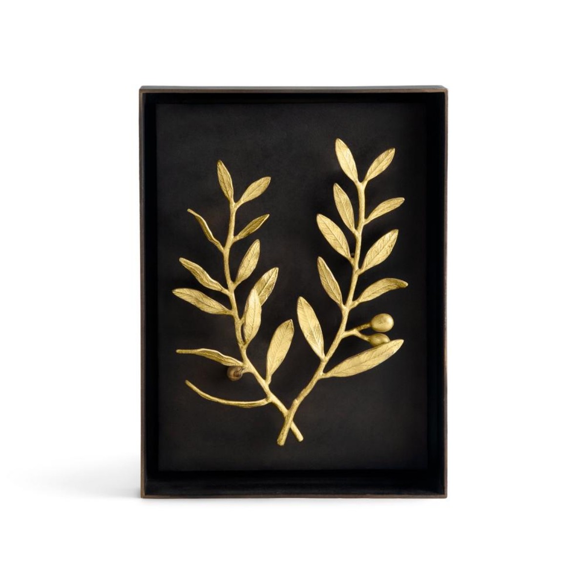 Michael Aram I Olive Branch Shadow Box