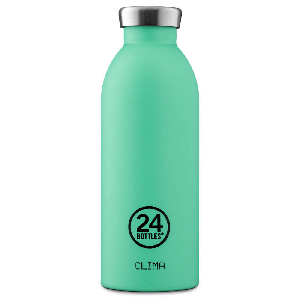 24 Bottles - Clima Bottle 0,5 L - Stone Finish - Mint (24B550)