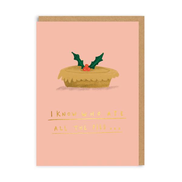 Ate All The Pies Christmas Card