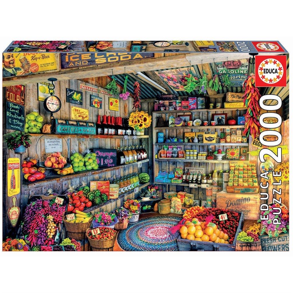 Educa - Puzzle 2000 - Farmers Market ( 017127)