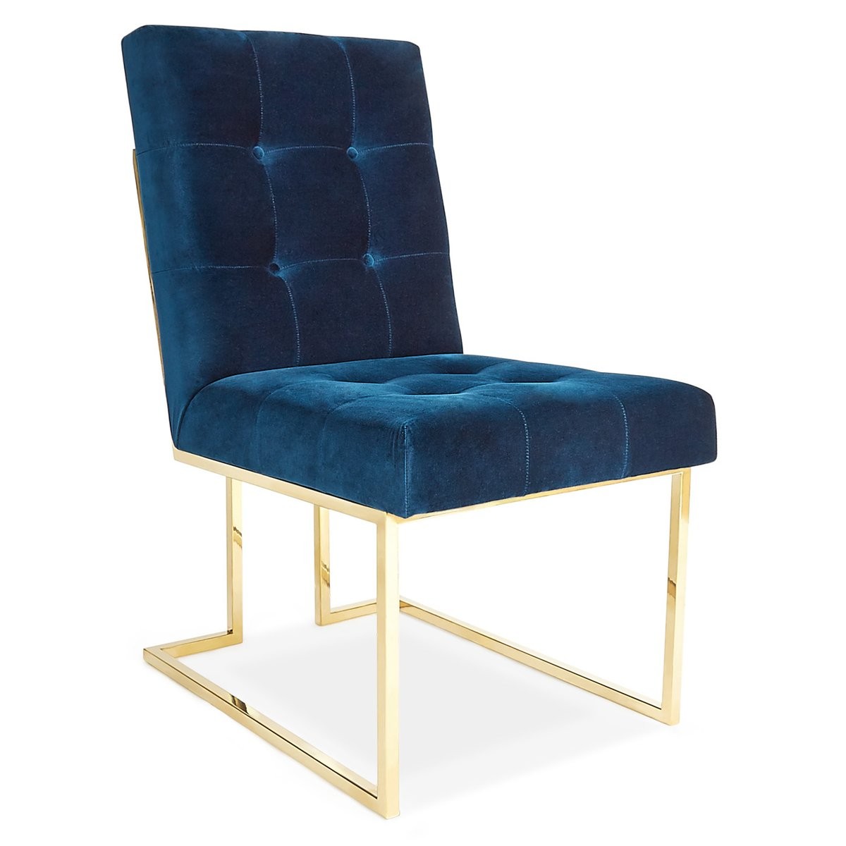 Jonathan Adler I Goldfinger Dining Chair I Rialto Navy