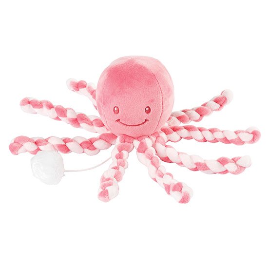 Nattou - Lapidou Music Squid - Coral/Rose