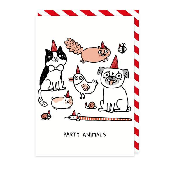 Party Animals Birthday Greeting Card