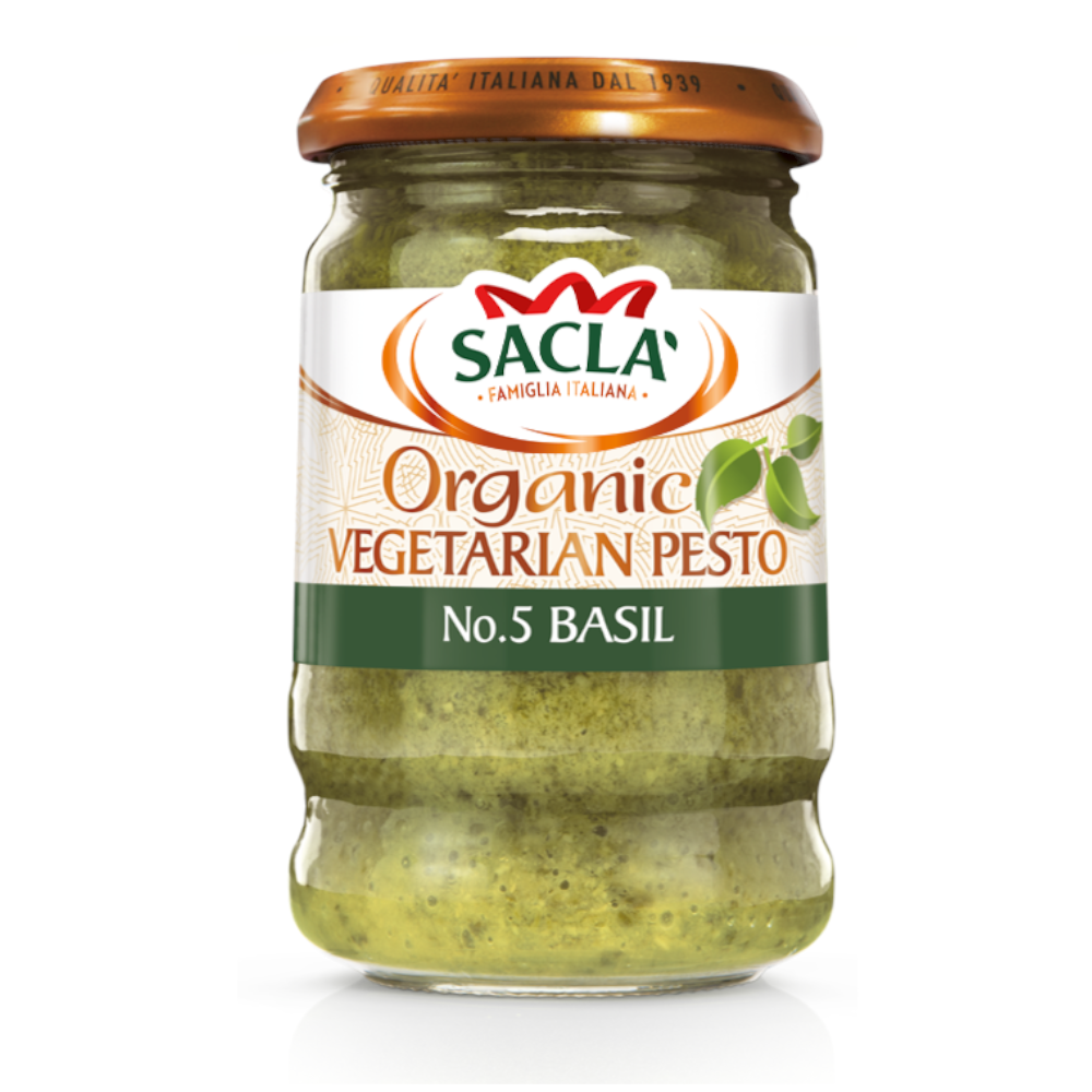 Sacla' Organic Basil Pesto 190g