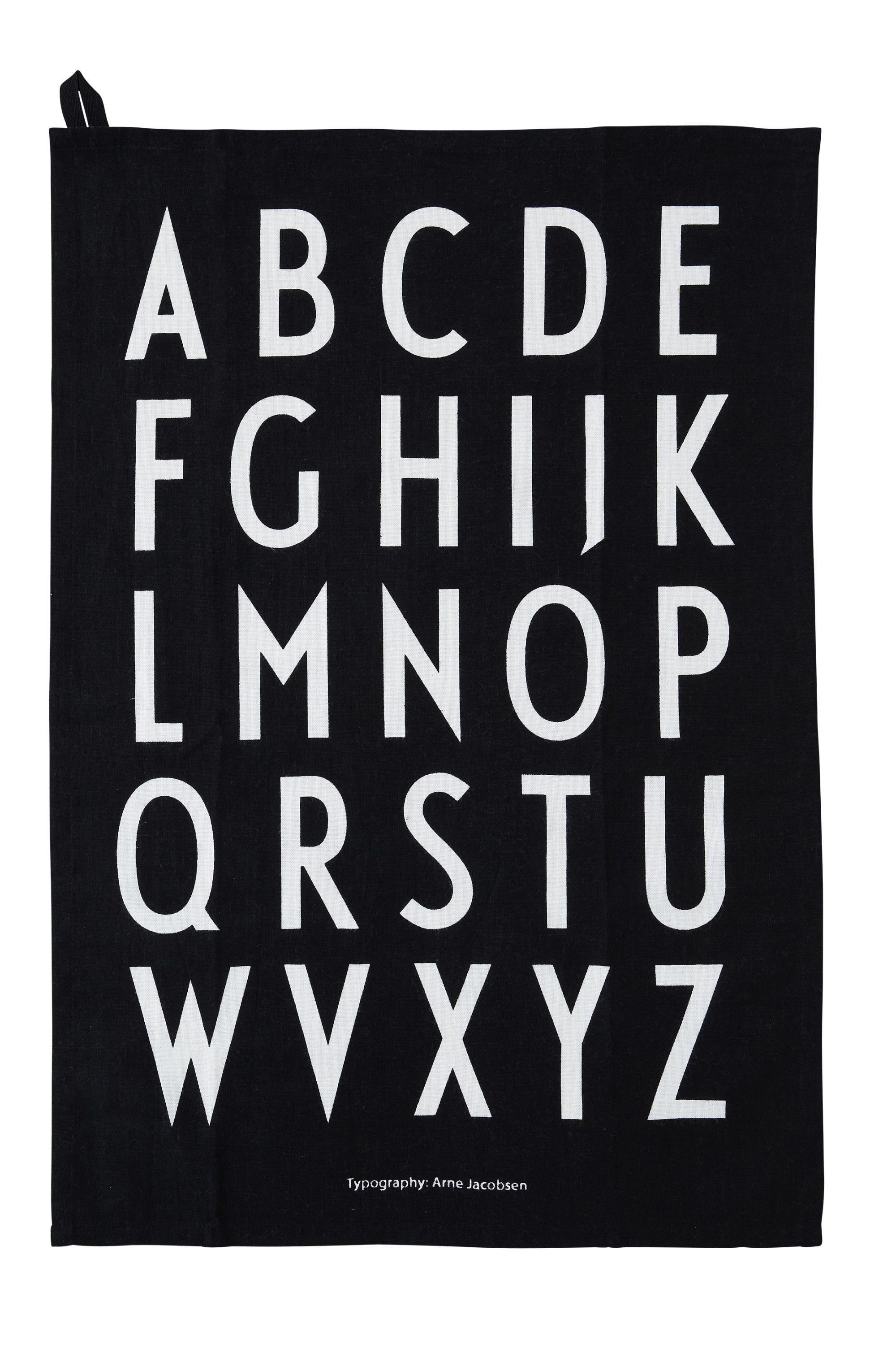 Design Letters - Classic Tea Towel - Black (10503000BLACK)