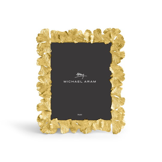 Michael Aram | Golden Ginkgo Frame | 8 x 10