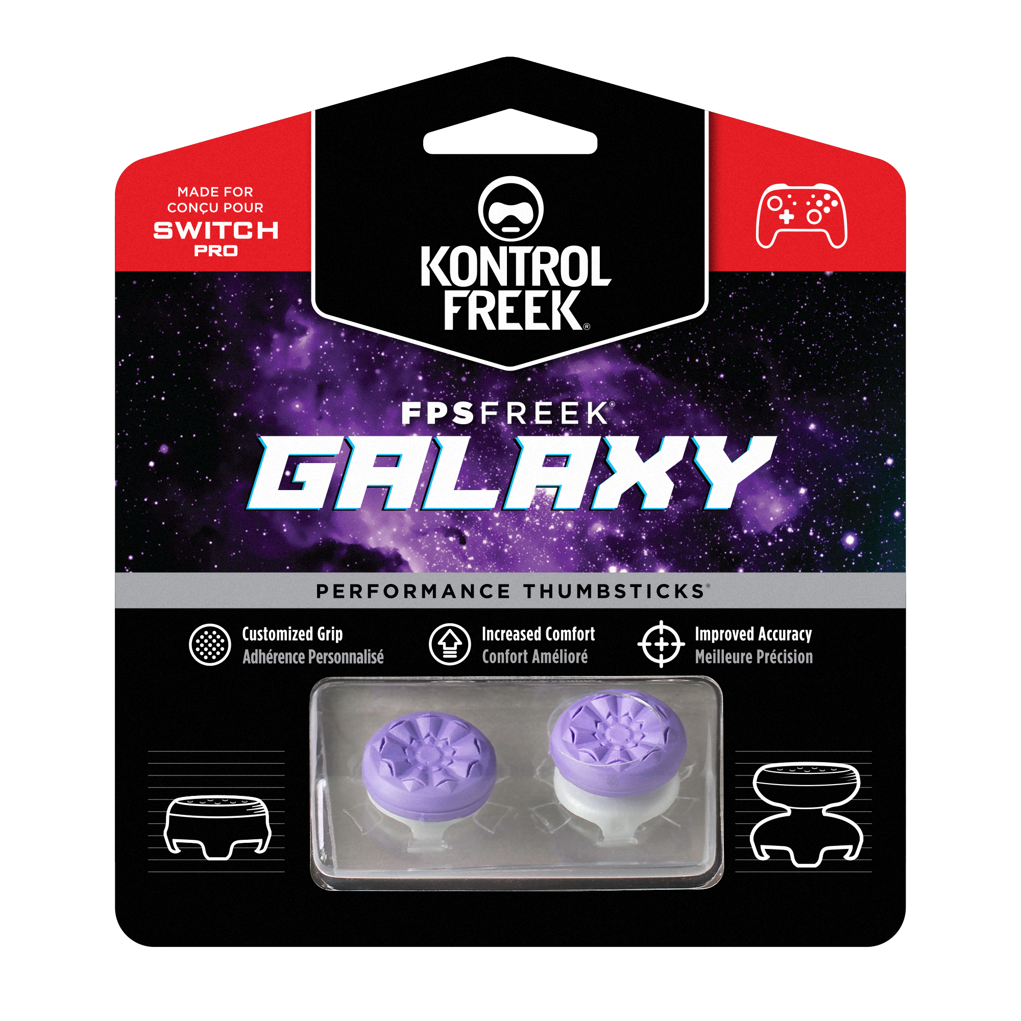 KontrolFreek Nintendo Switch Pro FPS Galaxy Inferno