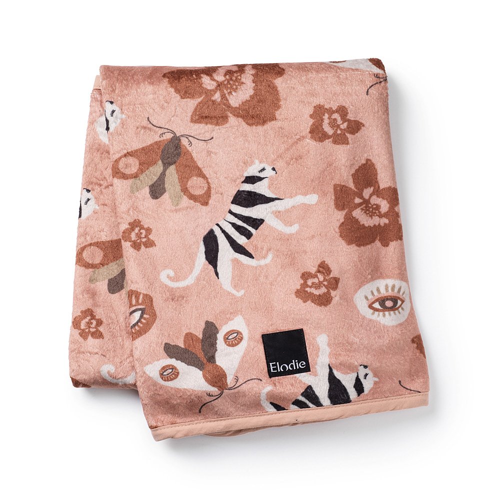 Elodie Details - Velvet Blanket - Midnight Eye