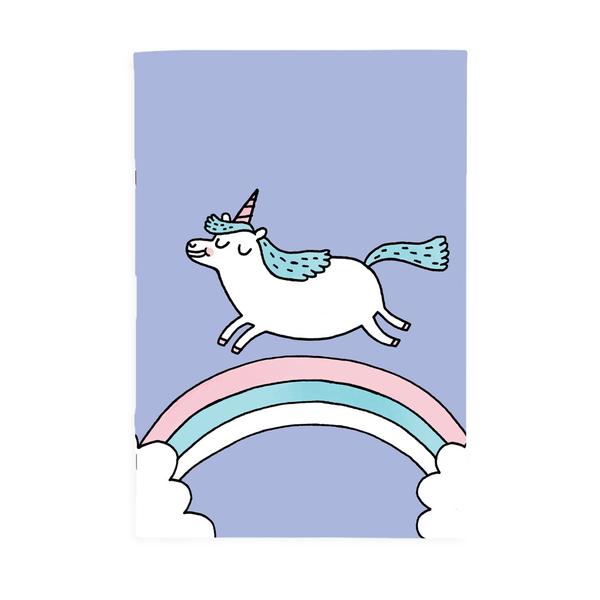 Magical Unicorn A4ish Notebook