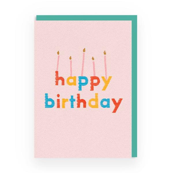 Birthday Candles Greeting Card