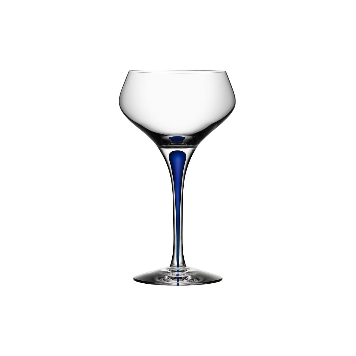 Orrefors Of Sweden I Intermezzo Blue Champagne Coupe 29 cl