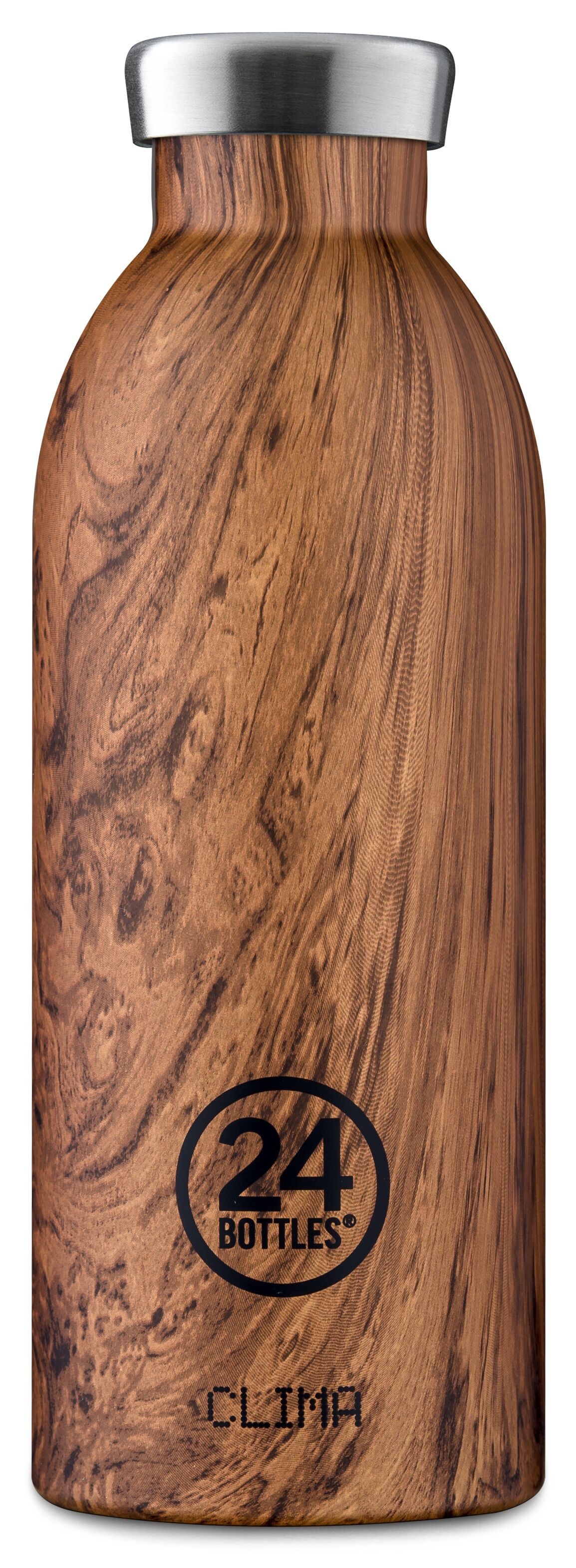 24 Bottles - Clima Bottle 0,5 L - Sequoia Wood Print (24B156)