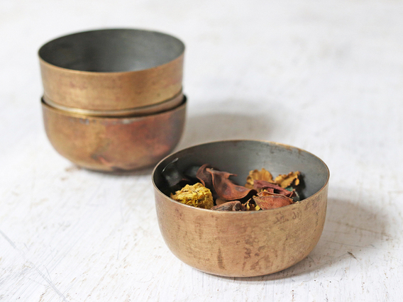 Brass Bowl (Large) Gold