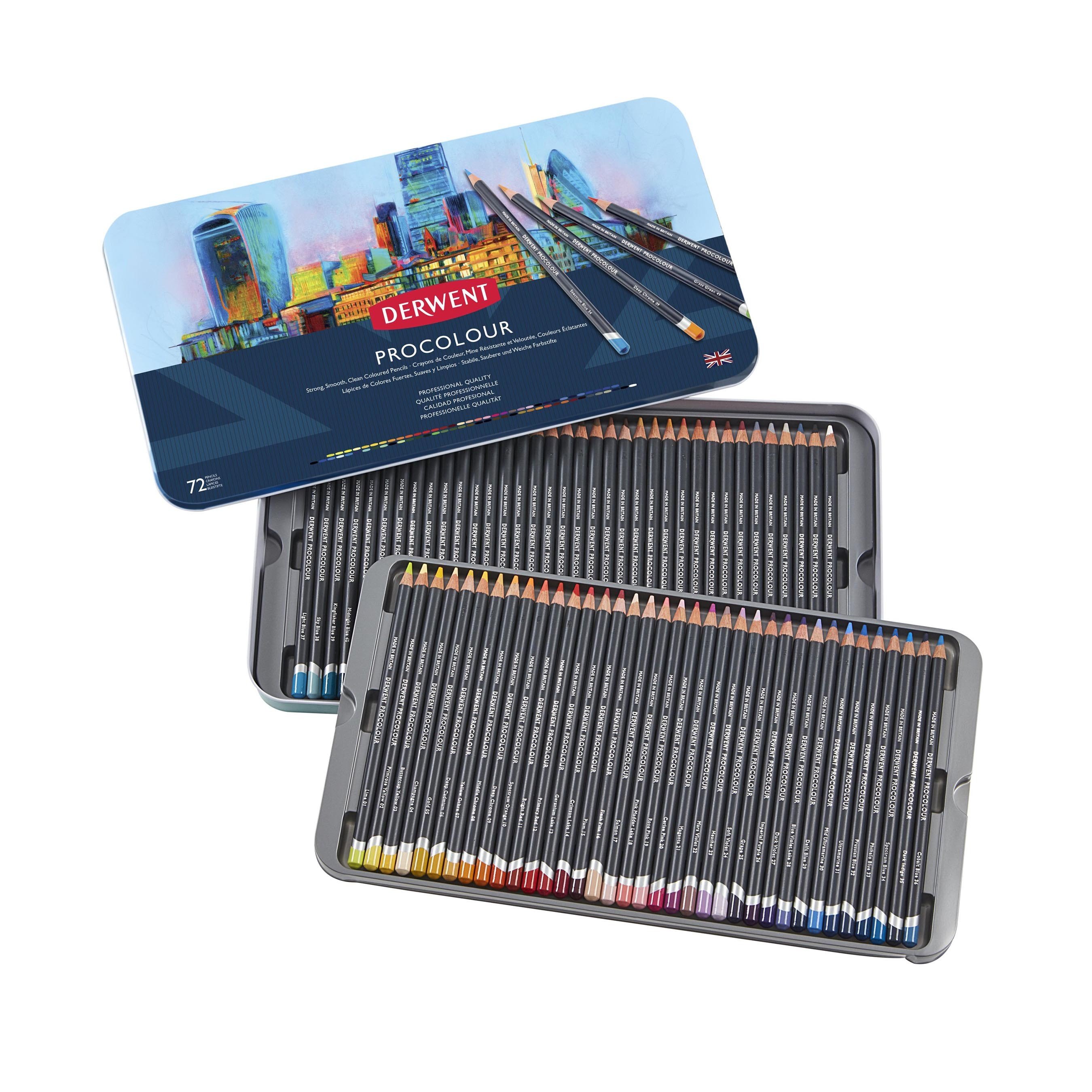Derwent - Procolour Pencils, 72 Tin