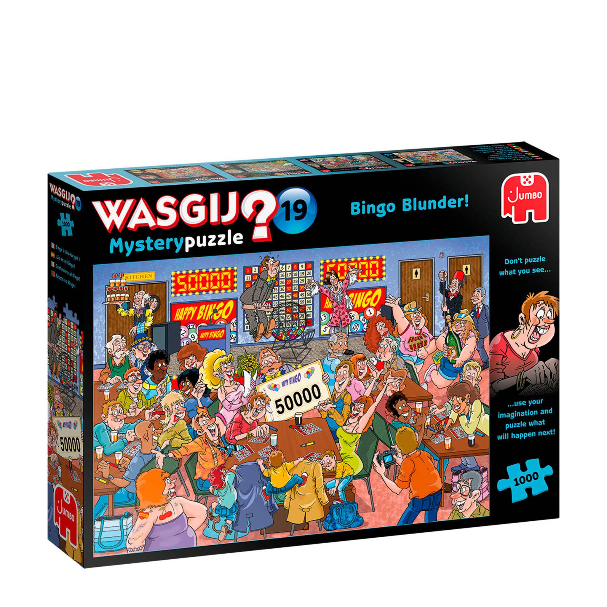 Wasgij Mystery puzzle 19: Bingo Blunder (1000 pieces) (JUM9182)
