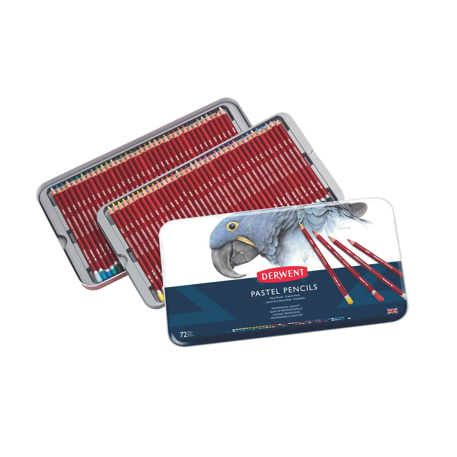 Derwent - Pastel Pencils, 72 Tin