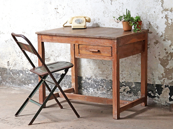 Vintage Laptop Desk Brown