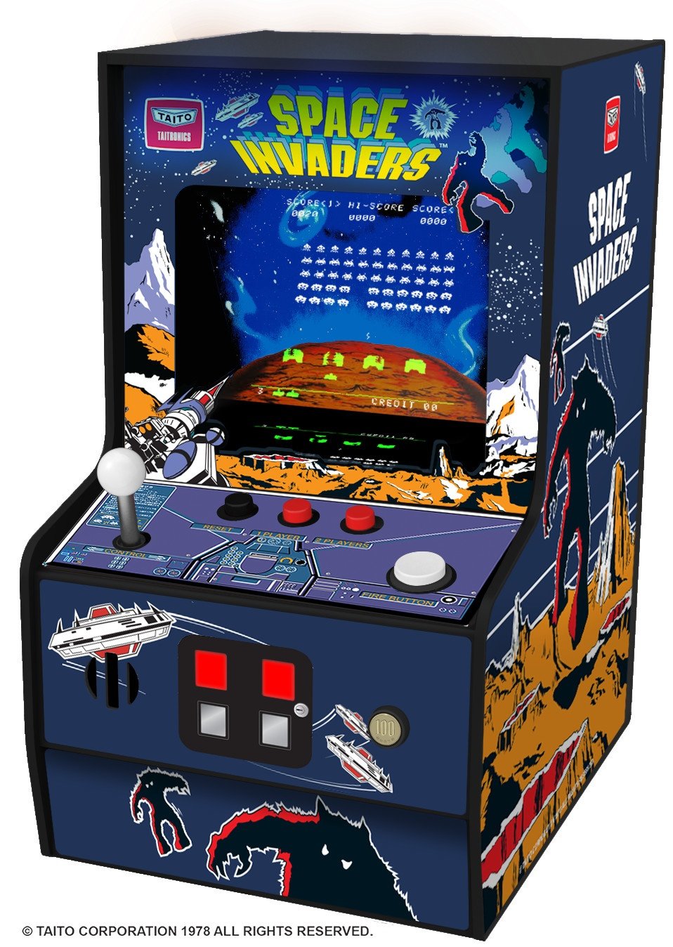Myarcade Micro Player Collectible Retro Space Invaders