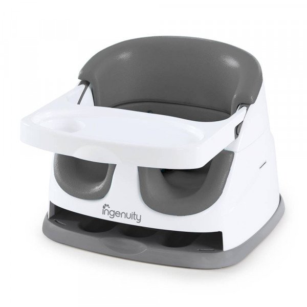 Ingenuity - Baby Base 2-in-1 Booster Seat, Grey