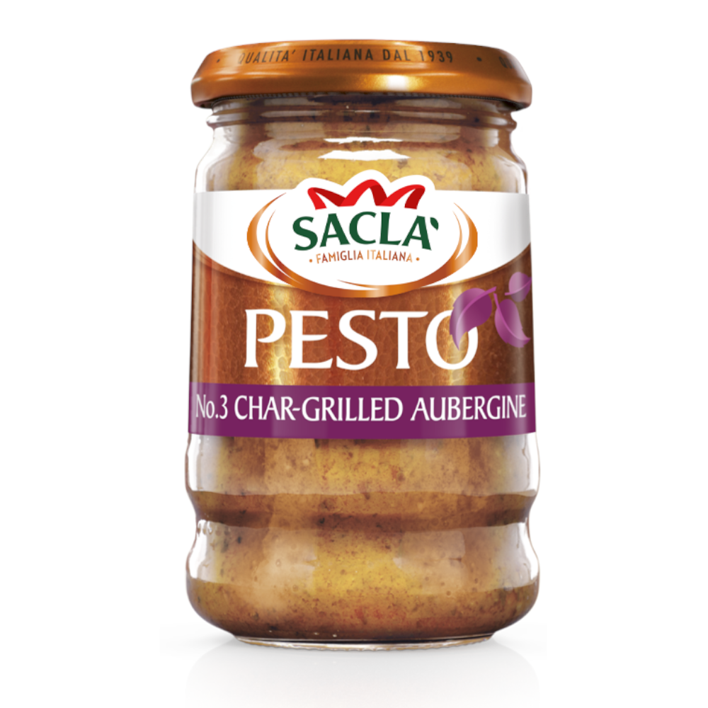 Sacla' Char-Grilled Aubergine Pesto 190g