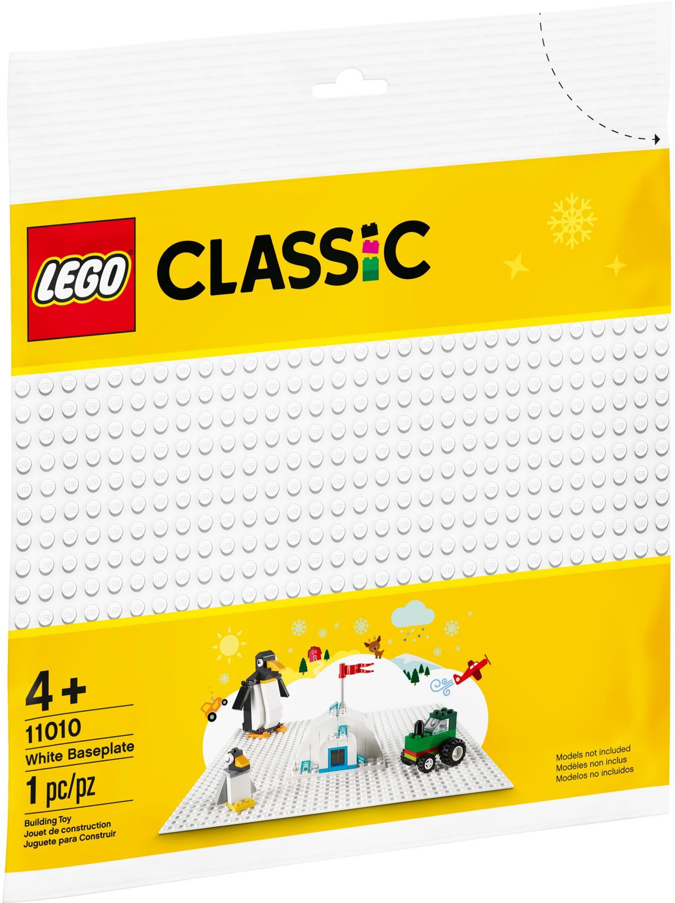LEGO Classic - White Baseplate (11010)