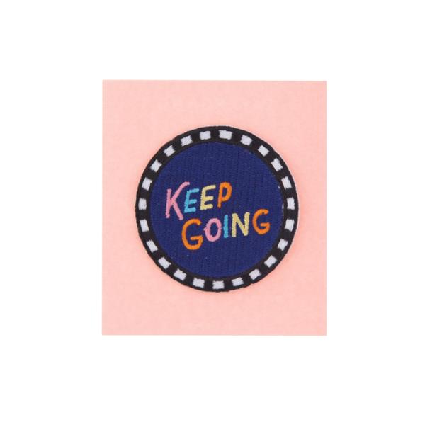 Keep Going Woven Patch
