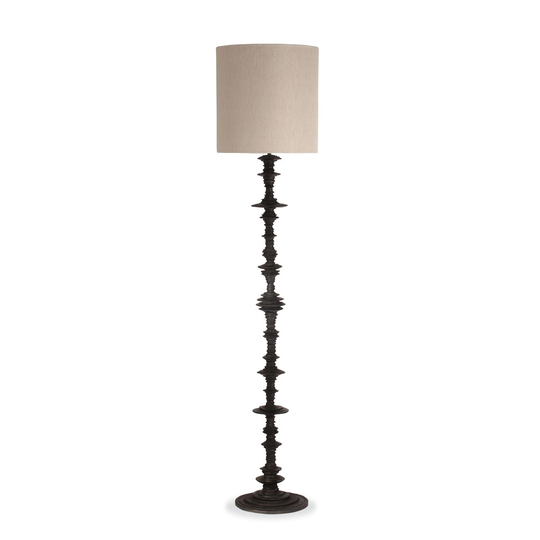 Porta Romana I Spin Floor Lamp I Bronzed
