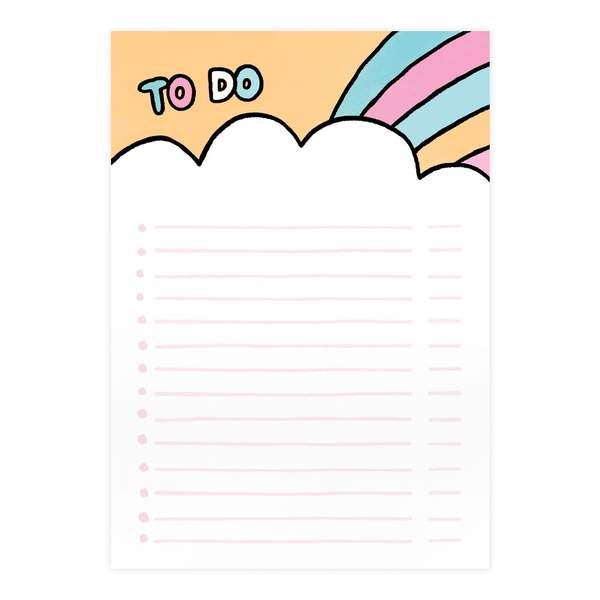 To Do Rainbow A5 Notepad