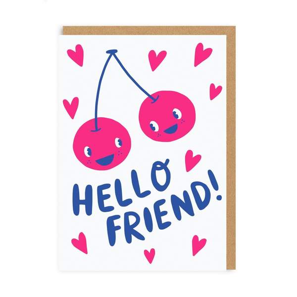 Hello Friend Greeting Card
