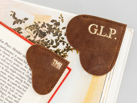 Leather Bookmark - Large