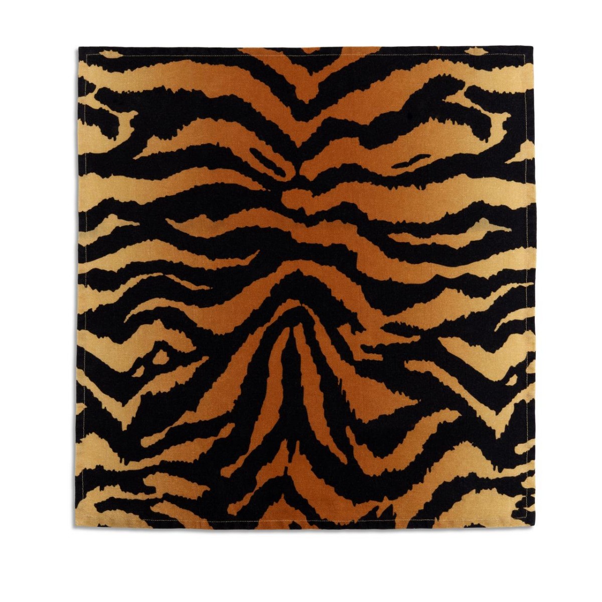 L'Objet I Linen Sateen Napkins (set of 4) I Tiger - Natural