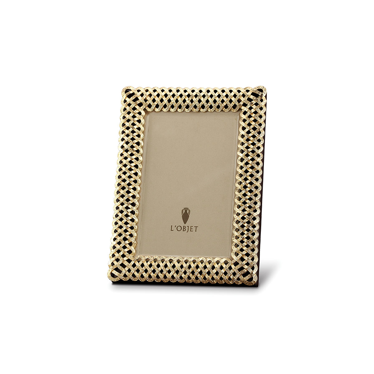 L'Objet I Braid Frame Small Gold
