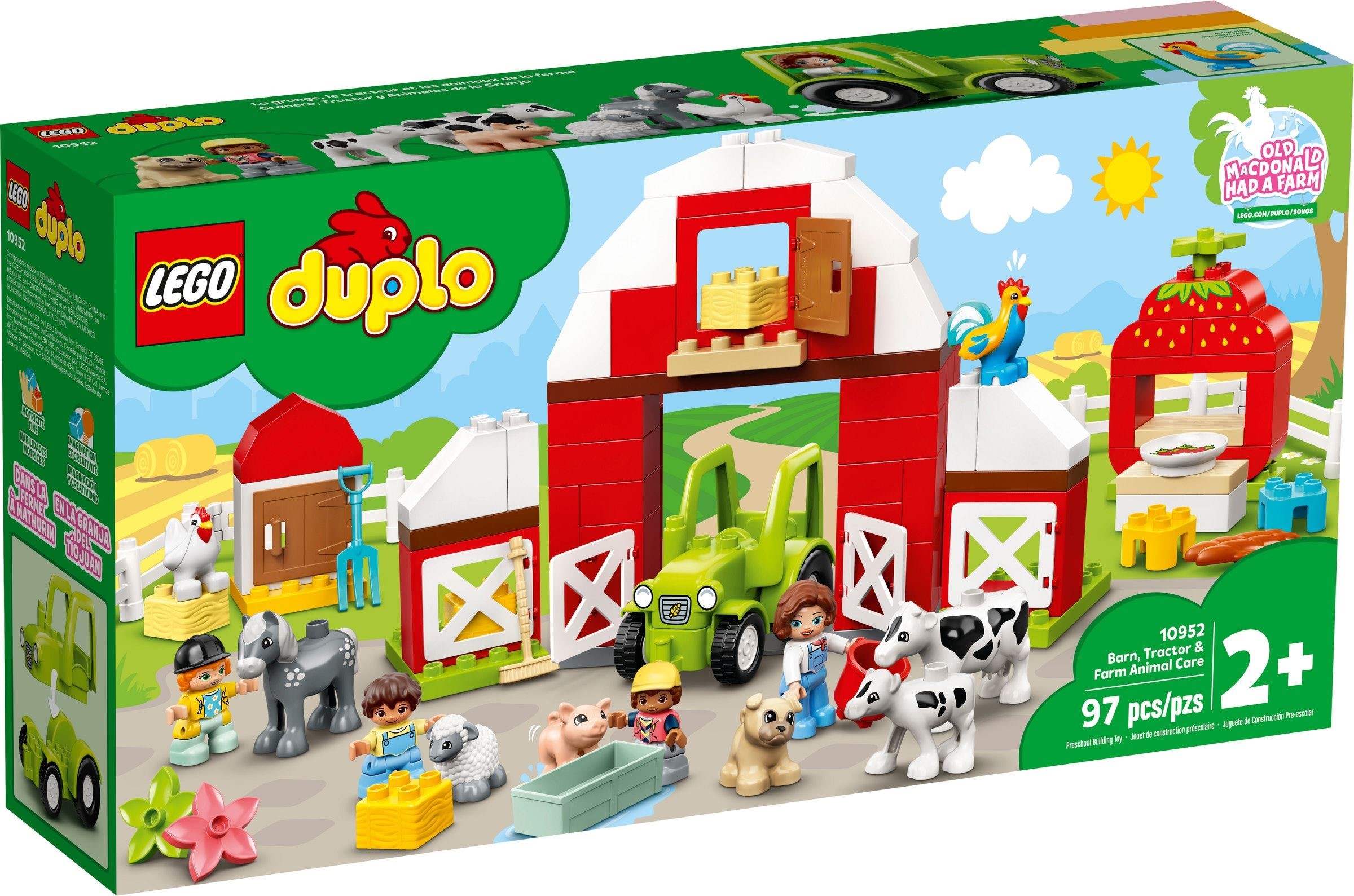 LEGO DUPLO - Barn, Tractor & Farm Animal Care (10952)