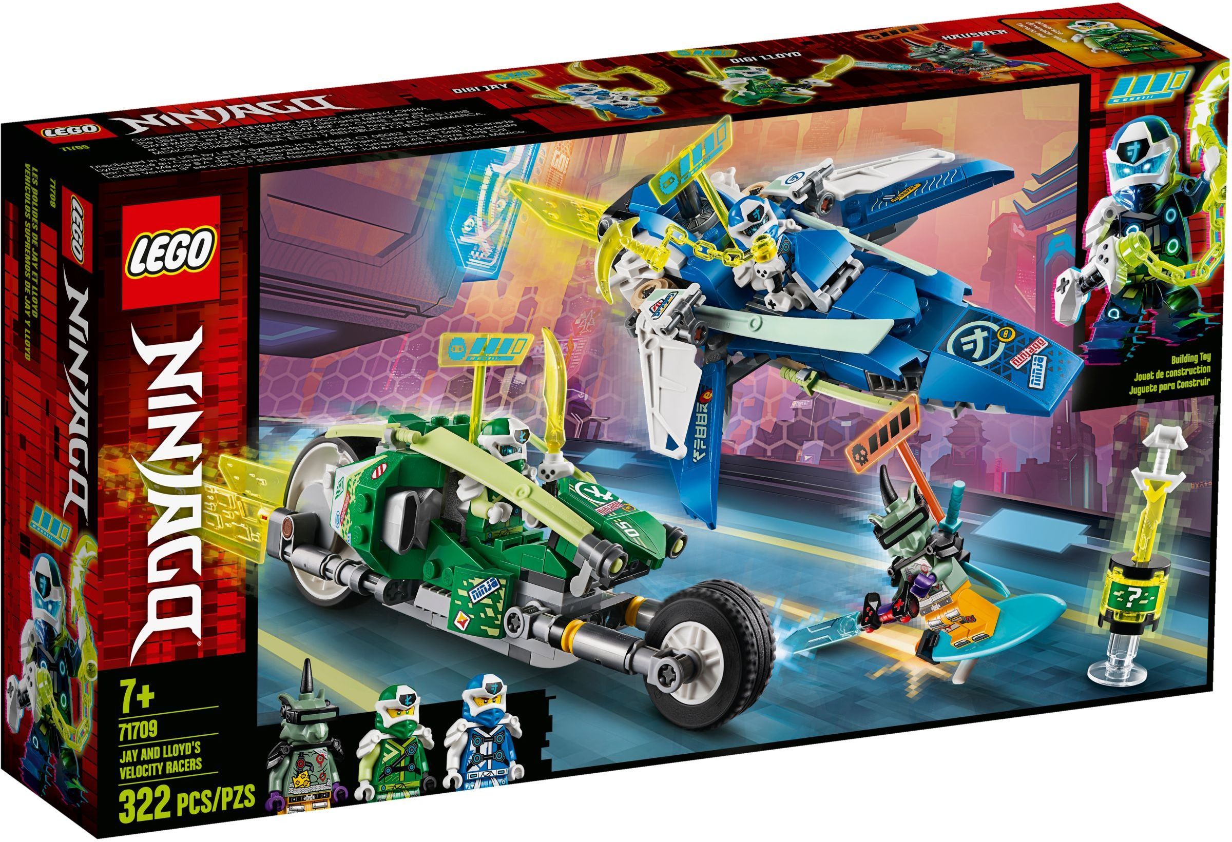 LEGO Ninjago - Jay and Lloyd's Velocity Racers (71709)