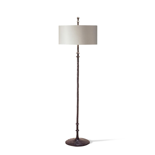 Porta Romana I Oliver Floor Lamp I Bronzed With Dove Shade