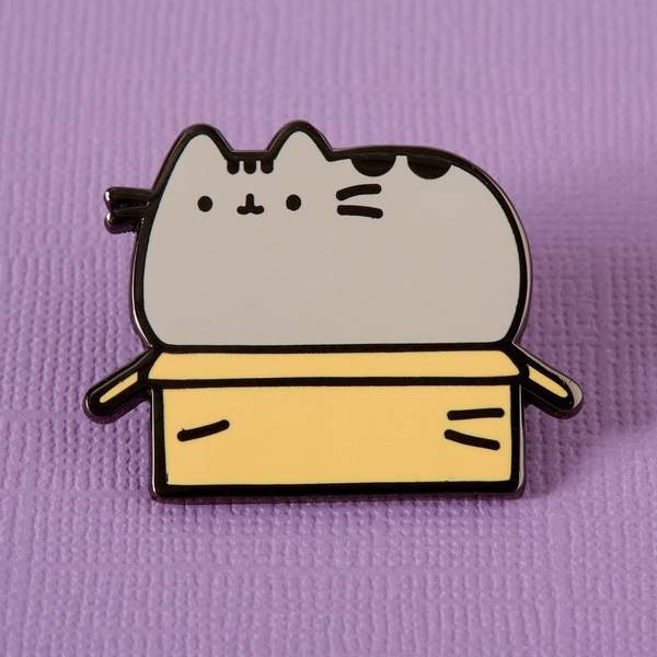 Pusheen In A Box Enamel Pin