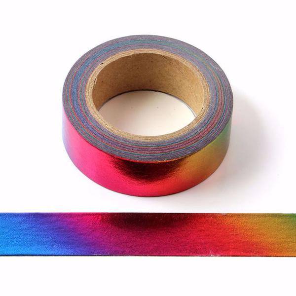 Rainbow Foil Washi Tape