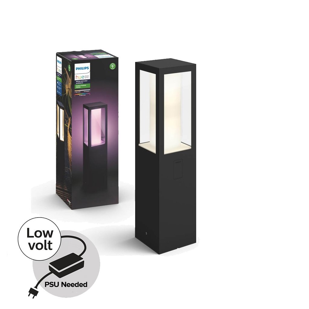 Philips Hue - Impress Pedestal 24V Low Voltage Outdoor - White & Color Ambiance
