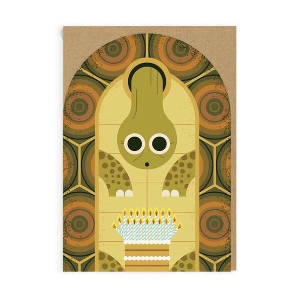 Birthday Tortoise Greeting Card