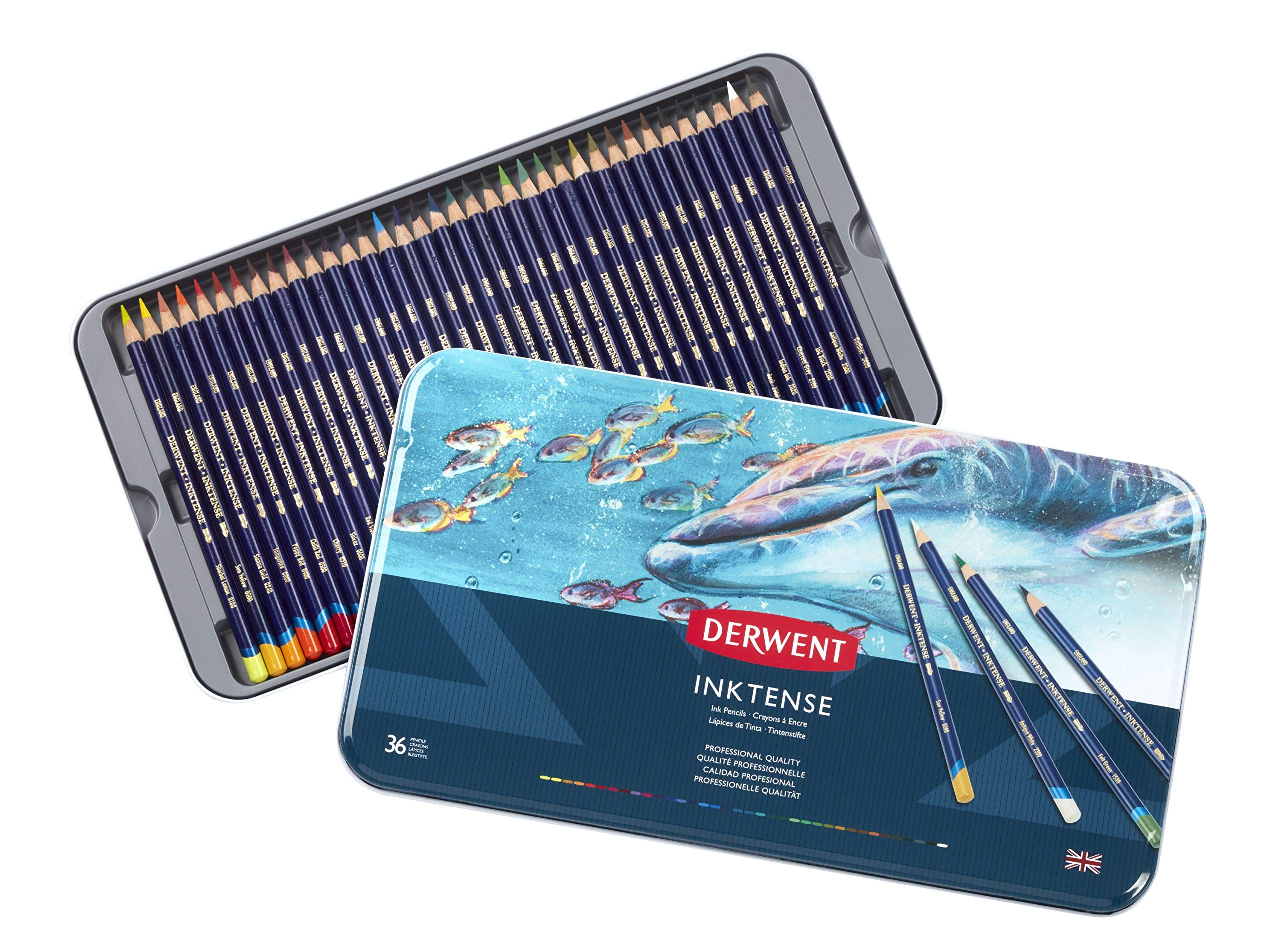 Derwent - Inktense Pencils, 36 Tin