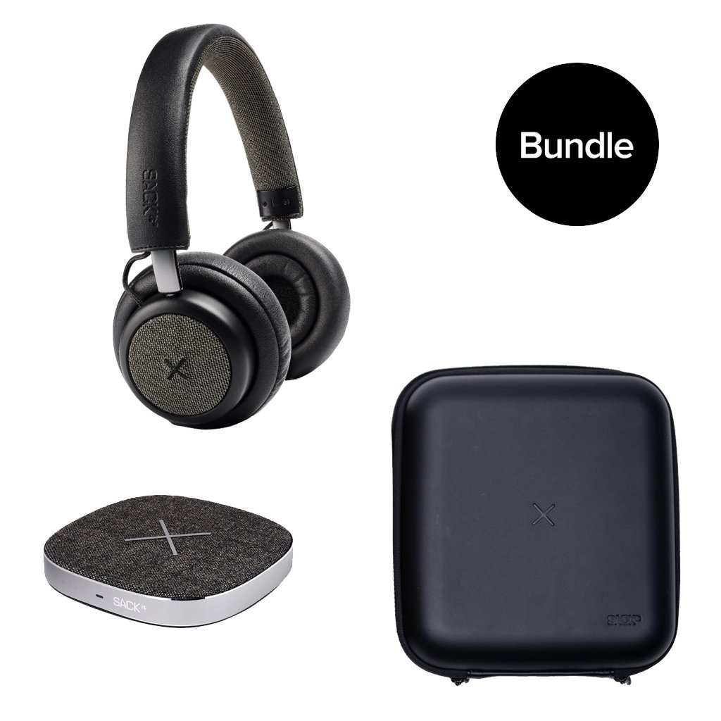 SACKit - TOUCHit Headphone + CARRYit Case + CHARGEit Dock - Bundle