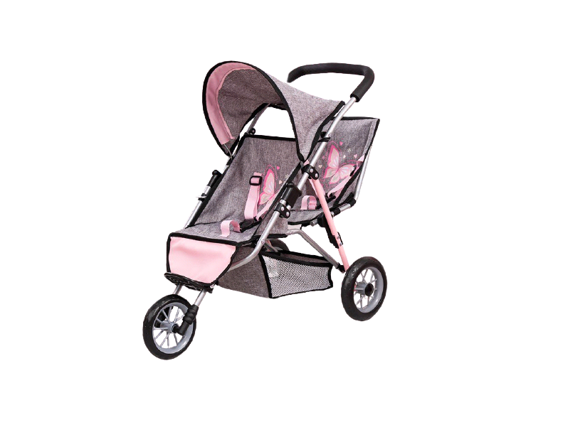 Bayer - Twin Dolls pram Duo - Butterfly (39133AA)
